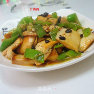豆豉青椒香干片的做法