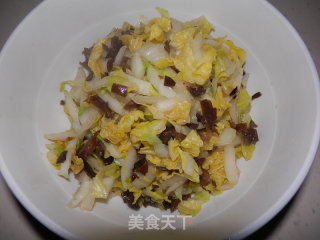 娃娃菜清炒木耳的做法