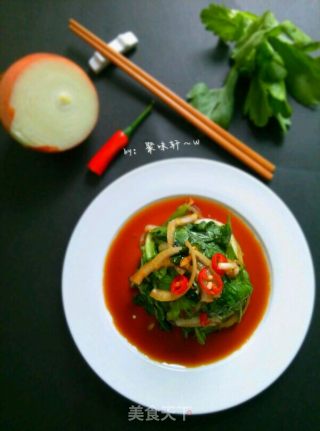 生拌茼蒿的做法