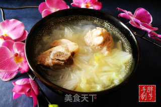 白菜粉丝羊排汤的做法