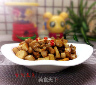 杏鲍菇孜然鸡腿肉的做法