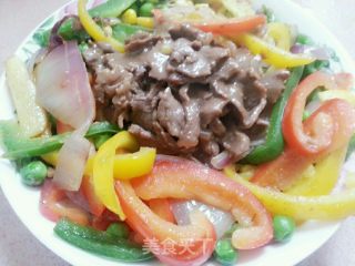 彩椒爆炒牛肉的做法
