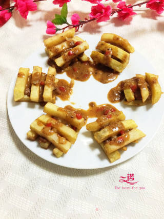 黑椒栅栏牛肉的做法