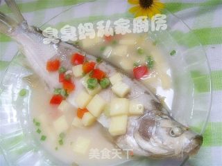 白汁鳜鱼的做法步骤：5
