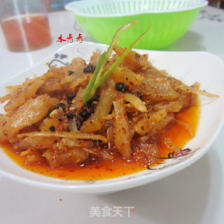 麻辣风干鱼丝的做法