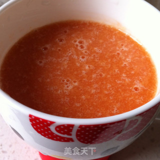 自制蔬果汁（橙色）的做法