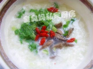 枸杞猪肝粥的做法步骤：3