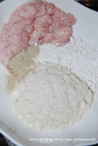 手工豆腐丸的做法步骤：4