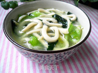 青菜面条的做法