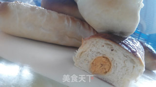 肉松长条包的做法