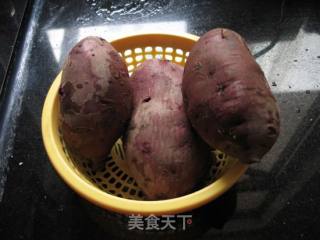紫薯馅的做法步骤：2