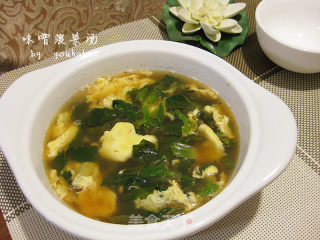 味噌菠菜汤的做法
