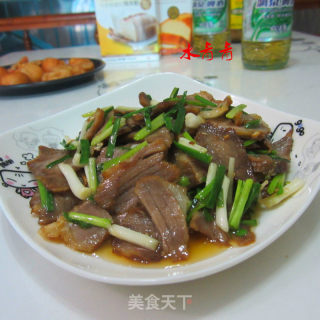香葱卤肉片的做法