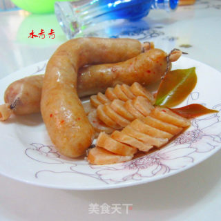 猪肉糯米灌小肠的做法