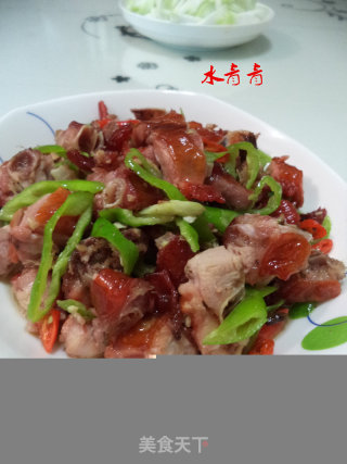 青椒腊翅膀的做法