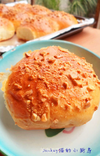 果仁豆沙面包的做法