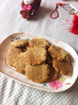 黑芝麻粉饼干的做法