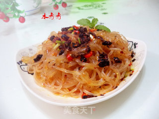 炸酱水晶粉丝的做法