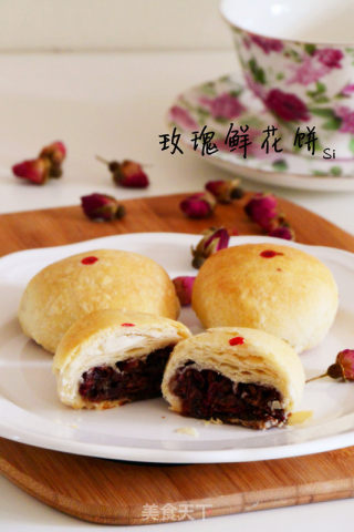 玫瑰鲜花饼的做法