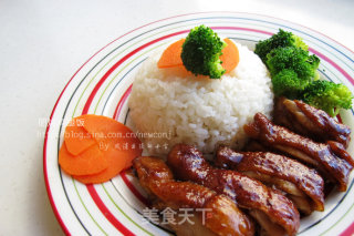 照烧鸡腿饭的做法