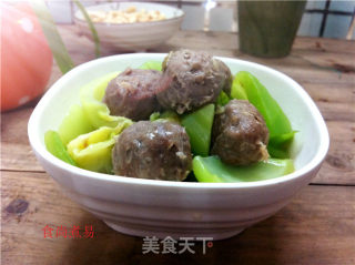 牛筋丸炖芥菜头的做法