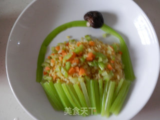 多彩蛋炒饭的做法