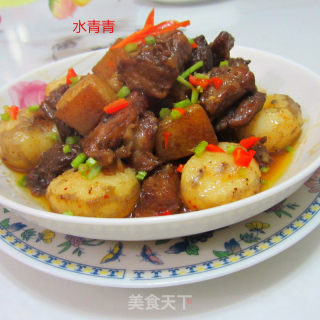 荸荠蒸肉的做法