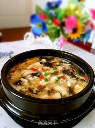 酸辣豆腐汤的做法