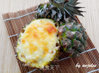 菠萝海鲜焗饭的做法