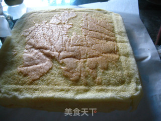 香葱肉松蛋糕卷的做法步骤：4