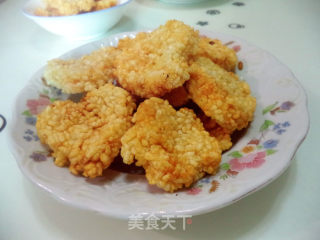 炸糯米饼的做法