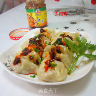 香葱油渣饺子的做法