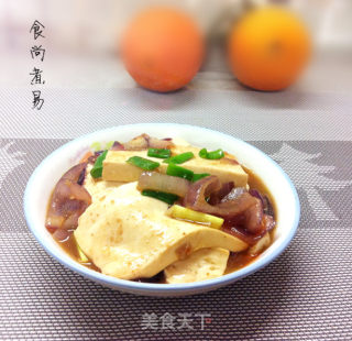 沙茶酱香韧豆腐的做法