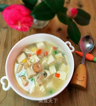 虾仁豆腐羹的做法