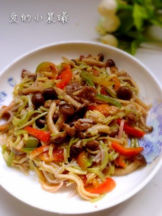 宝宝健康面食--七彩炒面的做法
