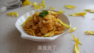 自制零食——椒盐玉米小锅巴的做法