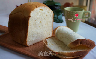 淡奶油吐司（面包机版）的做法