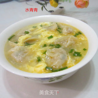 蛋花水饺的做法