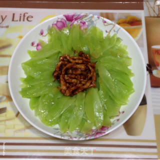 莴笋酱爆肉丝的做法