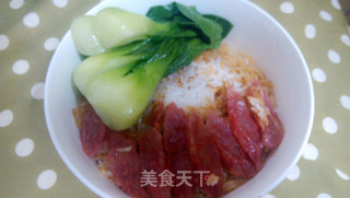 广式腊味煲仔饭（电锅版）的做法