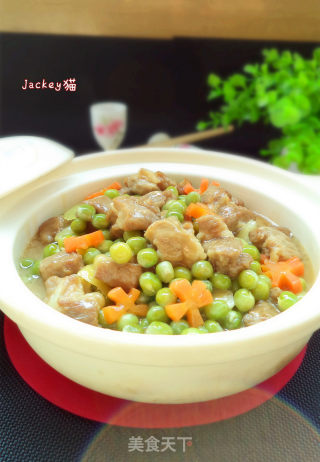豌豆焖排骨的做法