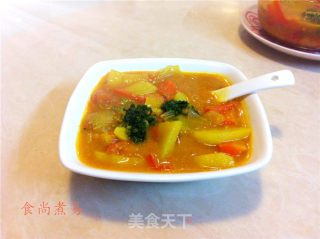咖喱杂蔬的做法
