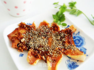 辣味蒜香烤鱿鱼的做法