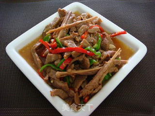 辣炒火鸡肉丝的做法