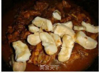 鸡子烧菱角的做法步骤：4