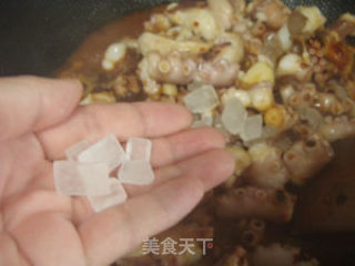 豉香红烧鱿鱼段的做法步骤：3