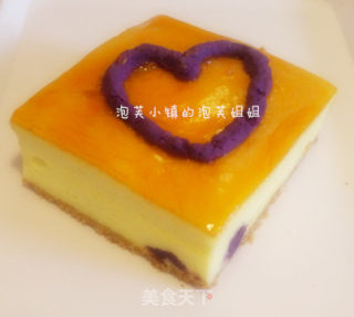 【紫薯乳酪蛋糕】紫气东来----祝大家吉祥如意的做法