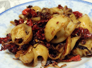 爆炒墨鱼仔的做法