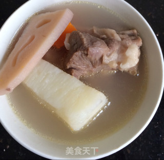 莲藕淮山汤的做法