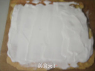 红茶奶油蛋糕卷的做法步骤：4